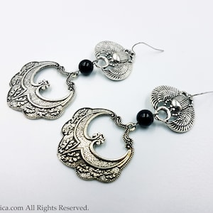 Scarab Earrings - Egyptian scarab pharao ornament jewelry cleopatra gift gothic tradgoth beetle khepri god gift