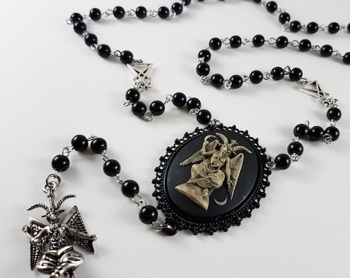 Baphomet Rosary Necklace
