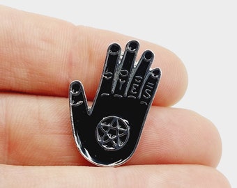 Pentagram Hand Pin