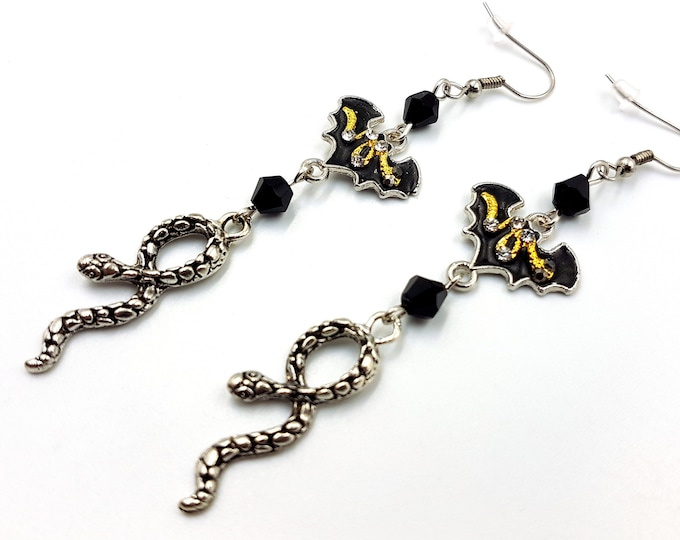 Gothic Serpent Earrings