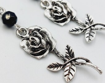 Gothic Rose Earrings