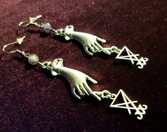 Luciferian Lightbringer Earrings