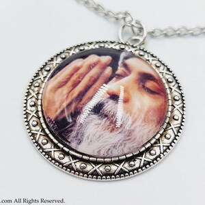 Osho - Bhagwan Shree Rajneesh Medallion - freethought meditation mindfulness love celebration courage creativity humour sex mystic Guru gift
