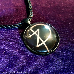 DZ Sigil Invocation Necklace - Occult seal pendant necklace demonolatry praying invocation ritual altar spell gift demonic daemon charm