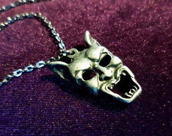 Demon Mask Pendant