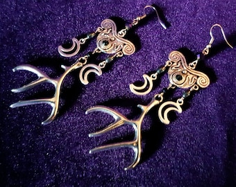 Ode to Cernunnos Earrings