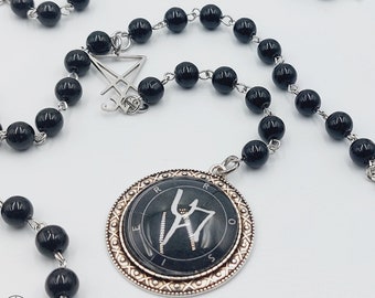 Sigil of Rosier Rosary Necklace