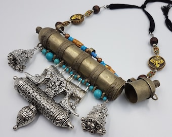 Ritual Prayer Scroll Necklace (Vintage - Adjusted)