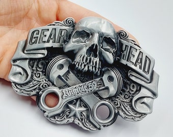 Skull Belt Buckle (GEARHEAD)