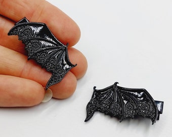 Bat Wing Hair Clips (Pair)