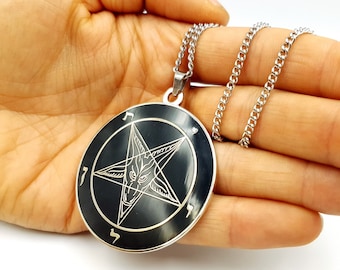 Large Sigil of Baphomet Pendant (Bessy Version - Stainless Steel)