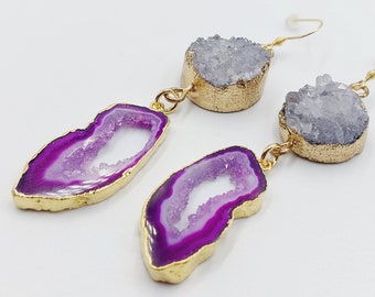 Druzy Agate Earrings