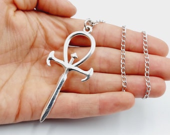 Vampire Ankh Pendant (Large Version)