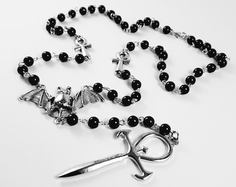 Vampire Ankh Rosary