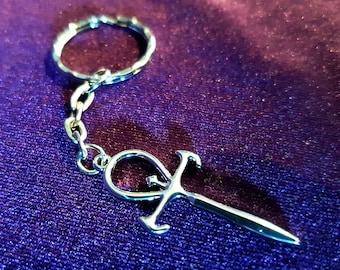 Vampire Ankh Keychain