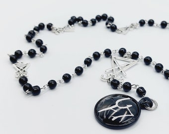 Sigil of Rosier Rosary Necklace