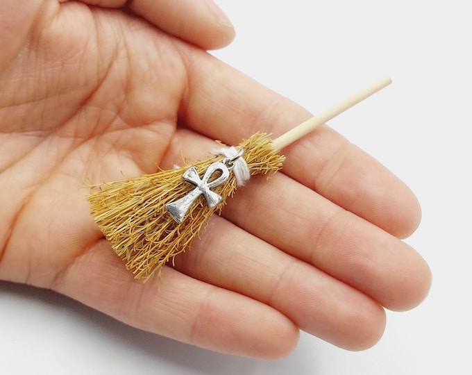 Ankh Eternal Life Cross Mini Altar Besom