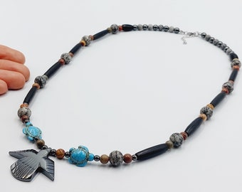 Eagle Thunderbird Totem Necklace