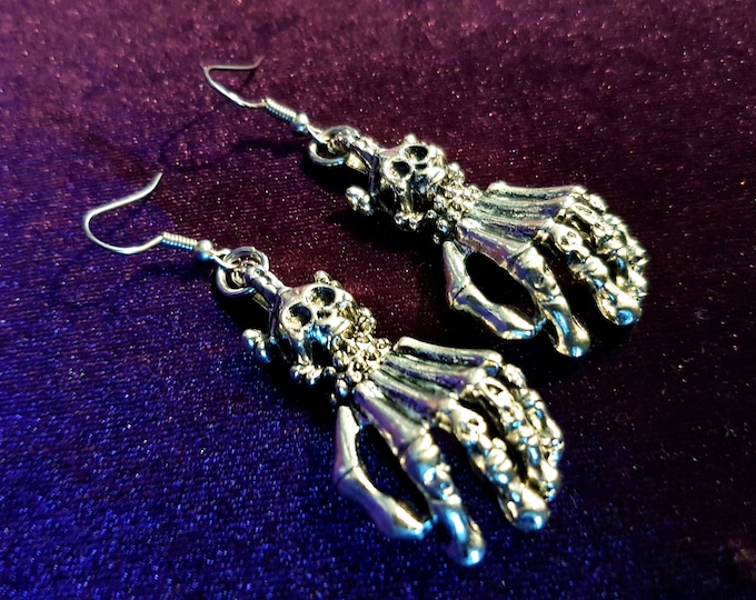 Grasp of Death Earrings