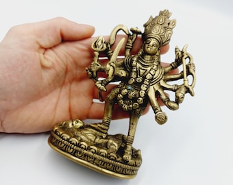 Antique Copper Kali Statue