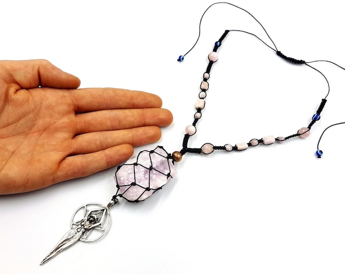 Kunzite Goddess Necklace