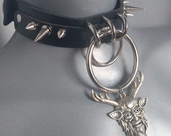 Large Cernunnos Horned God Choker