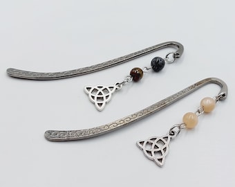 Trinity Knot Triquetra Crystal Bookmarker (2 Style Options)