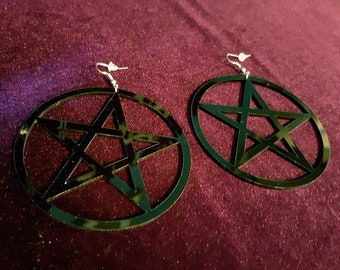 Big Pentagram Earrings