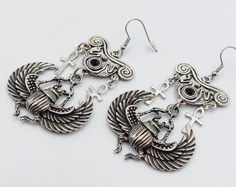 Egyptian Khepri Earrings