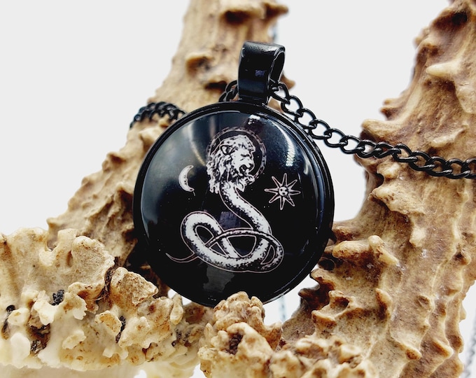 Yaldabaoth Medallion Necklace