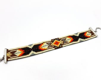 Native American Inspired Bracelet (Miyuki Beads)