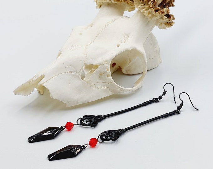 Sarcophagus Scepter Earrings