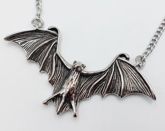 Bat Tradgoth Necklace (Stainless Steel)