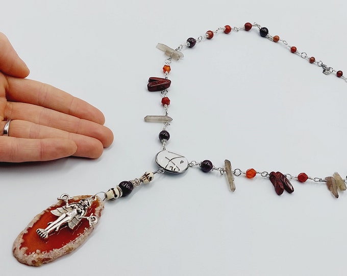 Dukante Sigil Of Lilith Crystal Necklace