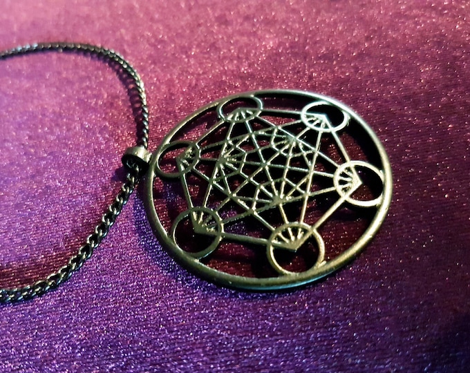 Black Metatron Necklace