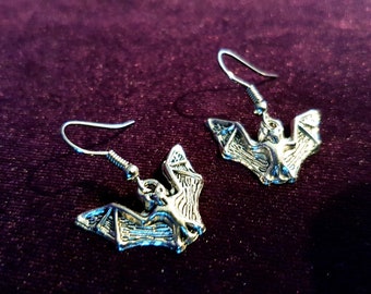 Gothic Bat Earrings (2styles)