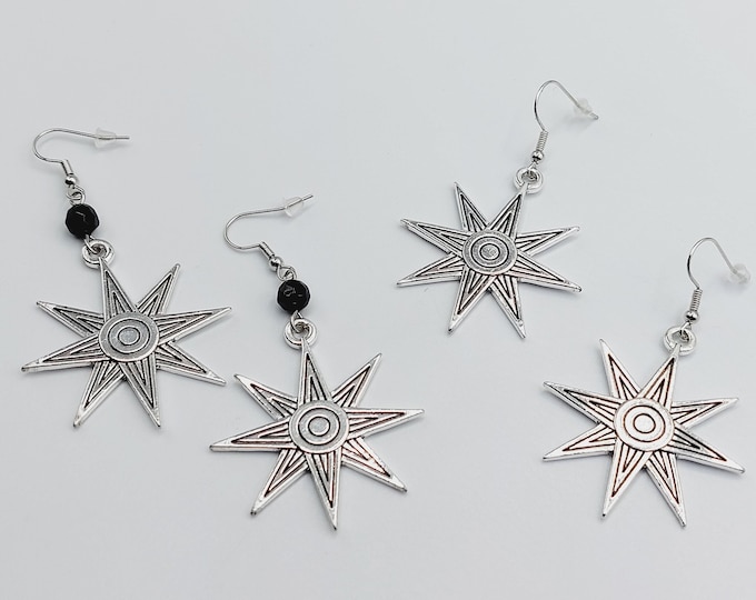 Star of Inanna / Ishtar Earrings (2 Style Options)