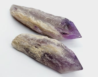 Large Raw Amethyst Crystal Point Shards (2 pieces available)