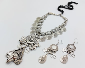 Ganesh ProsperityNecklace & Earrings Set ॐ