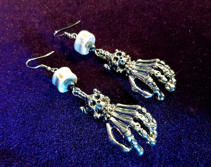 Bonehand Earrings - Grasp of Leviathan
