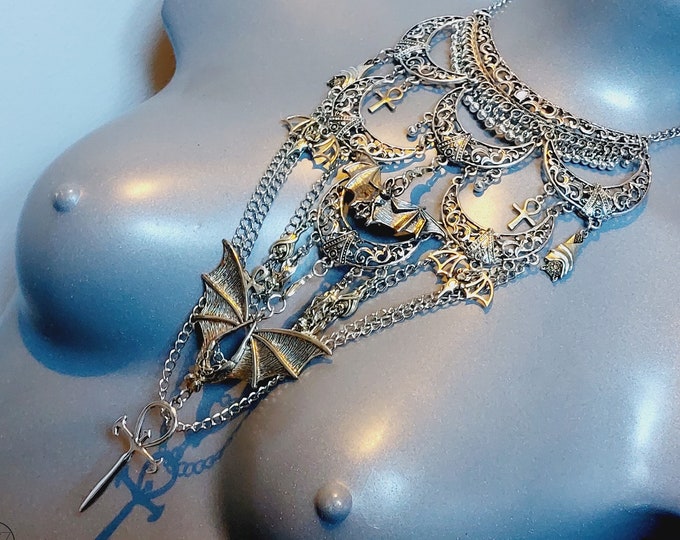 Vampire Elder Bat Neckpiece