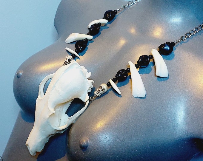 Ritual Skull & Teeth Necklace