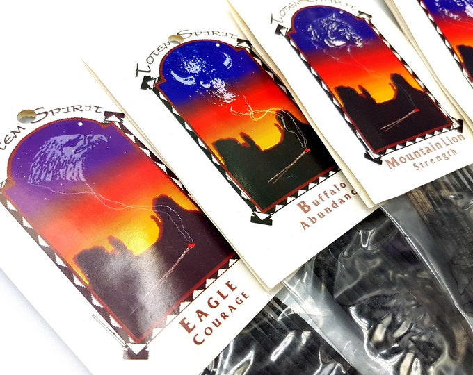Spirit Totem Incense - Buffalo | Hummingbird | Wolf | Eagle | Mountain Lion | Dolphin | Bear