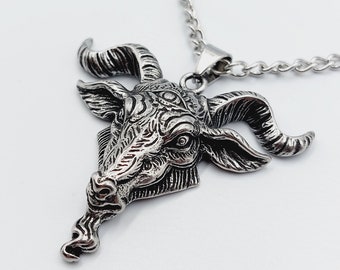 Baphomet Third Eye Necklace (Stainless Steel)