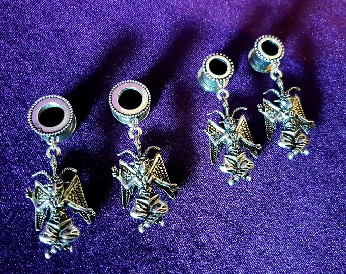 Baphomet Plugs (2 Sizes - Stainless Steel)