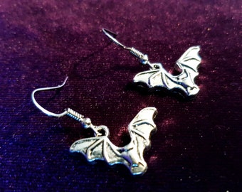 Gothic Bat Earrings (2styles)