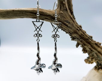 Luciferian Witch Earrings