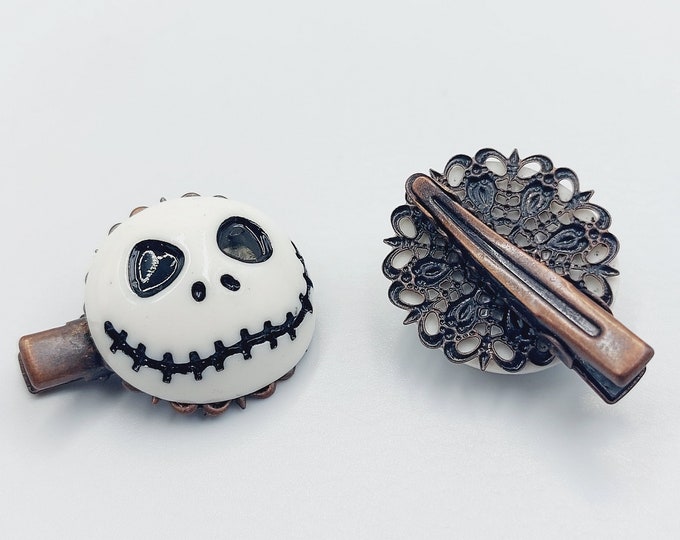 Jack Skellington Hairclip (Left or Right Side)