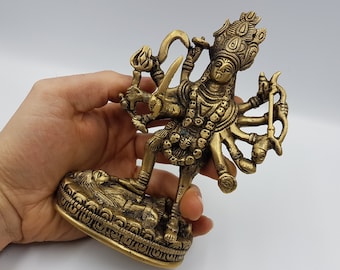 Antique Copper Kali Statue