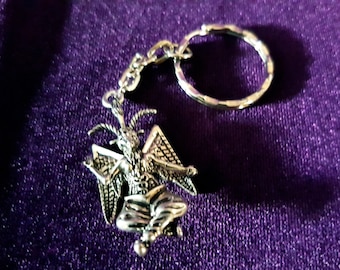 Baphomet Keychain